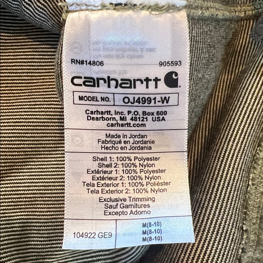 Women’s Carhartt 1/4 Button Sherpa Fleece - Picture 4 of 5